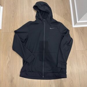 Nike Black dri fit Zip-Up Hoodie